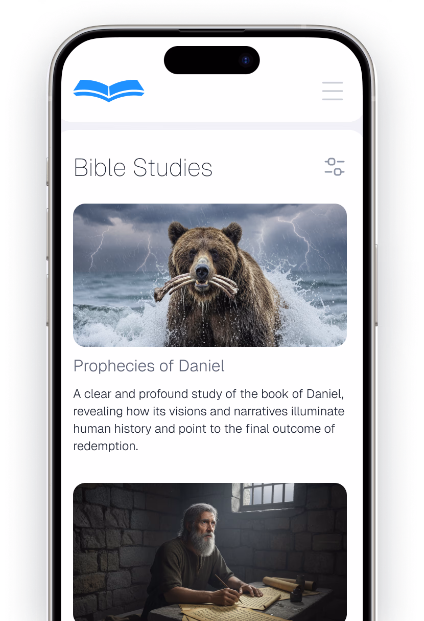 Website screen with studies