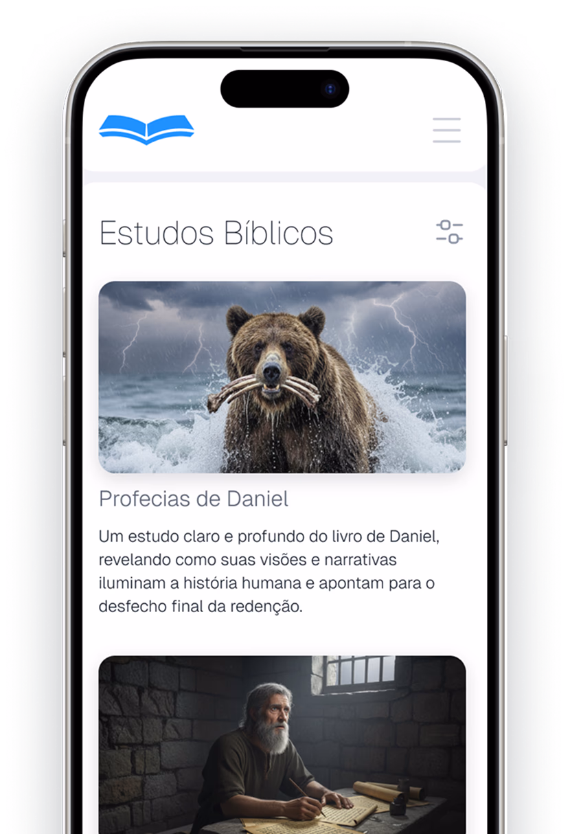 Tela do site com estudos